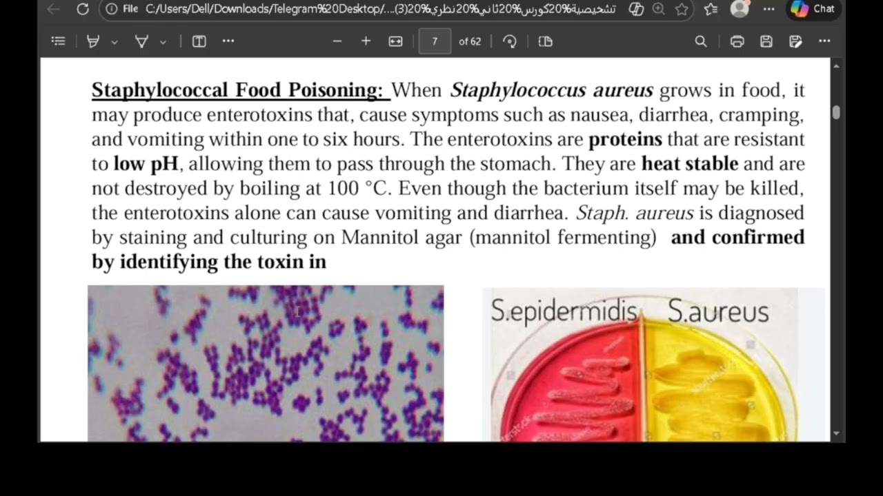 مرحلة رابعة تحليلات بكتريا محاضرة 2-3 الجزء الاول