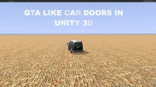 GTA like car doors effect in unity3d | Unity door physics | Hinge joint in unity