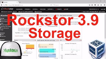 Rockstor 3.9.1 NAS Storage Installation + Configuration + Overview on Oracle VirtualBox [2017]