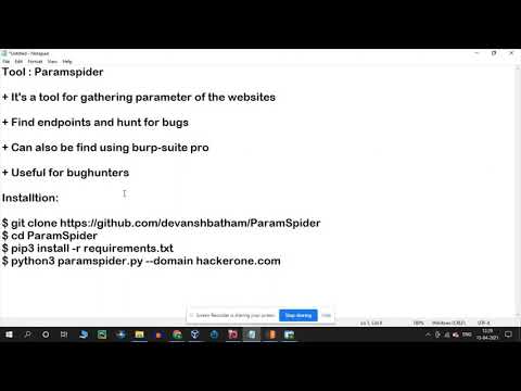 Bug bounty||Paramspider tool || Gather endpoints||Tamil || #unluckybughunter #bugbountytips