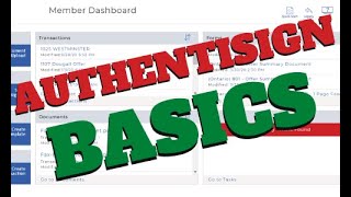 How To Use Authentisign - The Basics