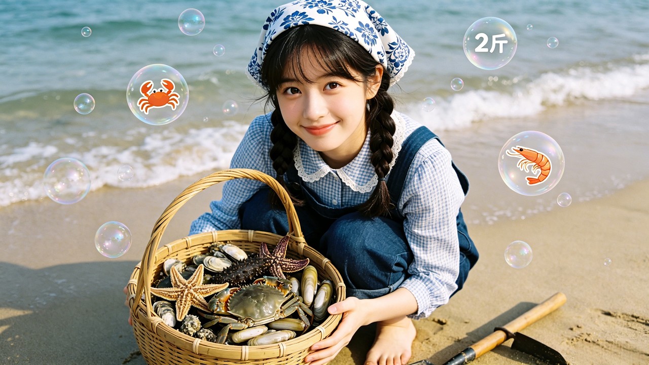 七岁福星：绑定赶海系统带全村致富