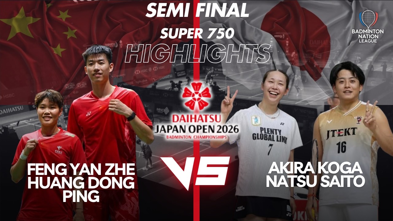 Feng / Huang (CHN) VS Koga / Saito (JPN) - DAIHATSU Japan Open