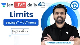 Limits L6 | Solving 1^infinity, 0^0, infinity^0 forms | #jee2024 #jee2025 #sameerchincholikar 1 0 Is Infinity