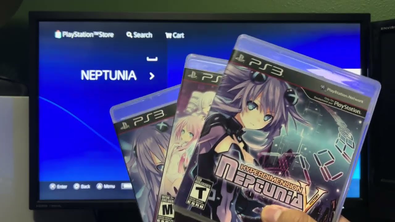 Showing all Hyperdimension Neptunia PS3 DLC’s that I’ve purchased from the PS3 Playstation Store