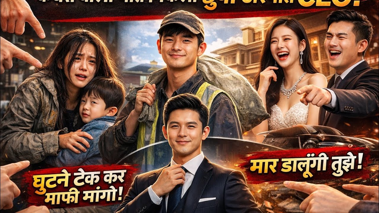 कचरा बीनने वाला पति निकला अरबों का मालिक | Emotional Chinese Drama Story in Hindi Dubbed”