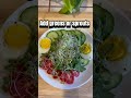 Eggs+Greens Combo #shorts #nutritiontips #cleaneating #healthyeating #sprouts #plantbased #healthy