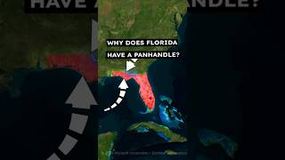 Most people don’t know why Florida has this panhandle #geography #map