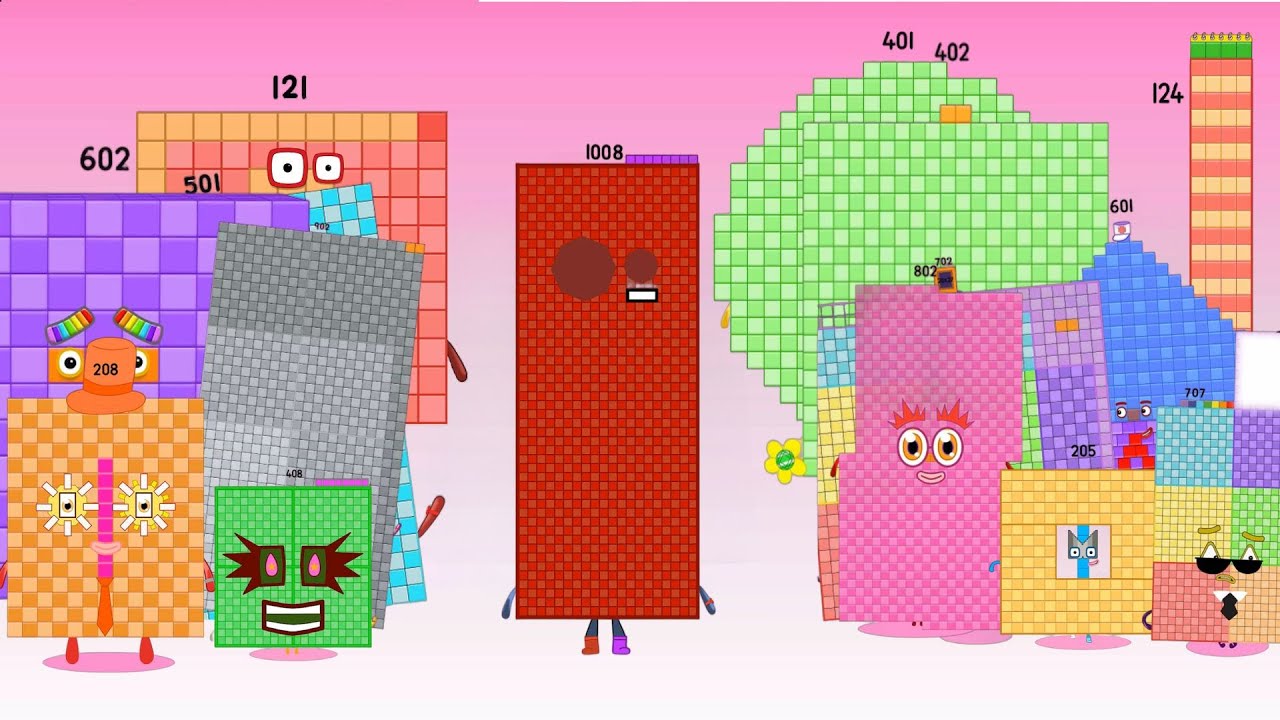 Sprunki OC Numberblocks (1008~1)– Full Evolution Showcase