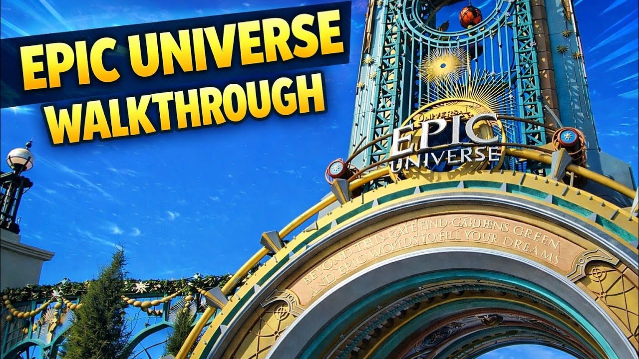 Epic Universe Walkaround | FULL Tour of Universal Orlando’s NEW Theme Park