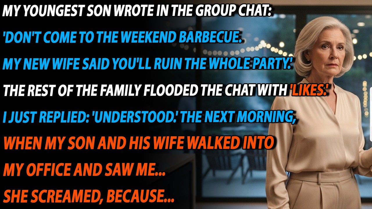 😱 My Son Said I’d Ruin the Party… So I Did THIS and Left Him Speechless! 🔥