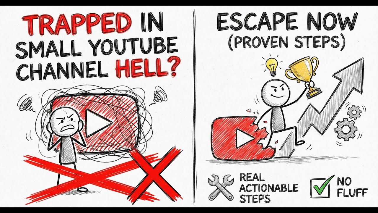 Trapped in Small YouTube Channel Hell? Escape NOW (Proven Steps) in ...