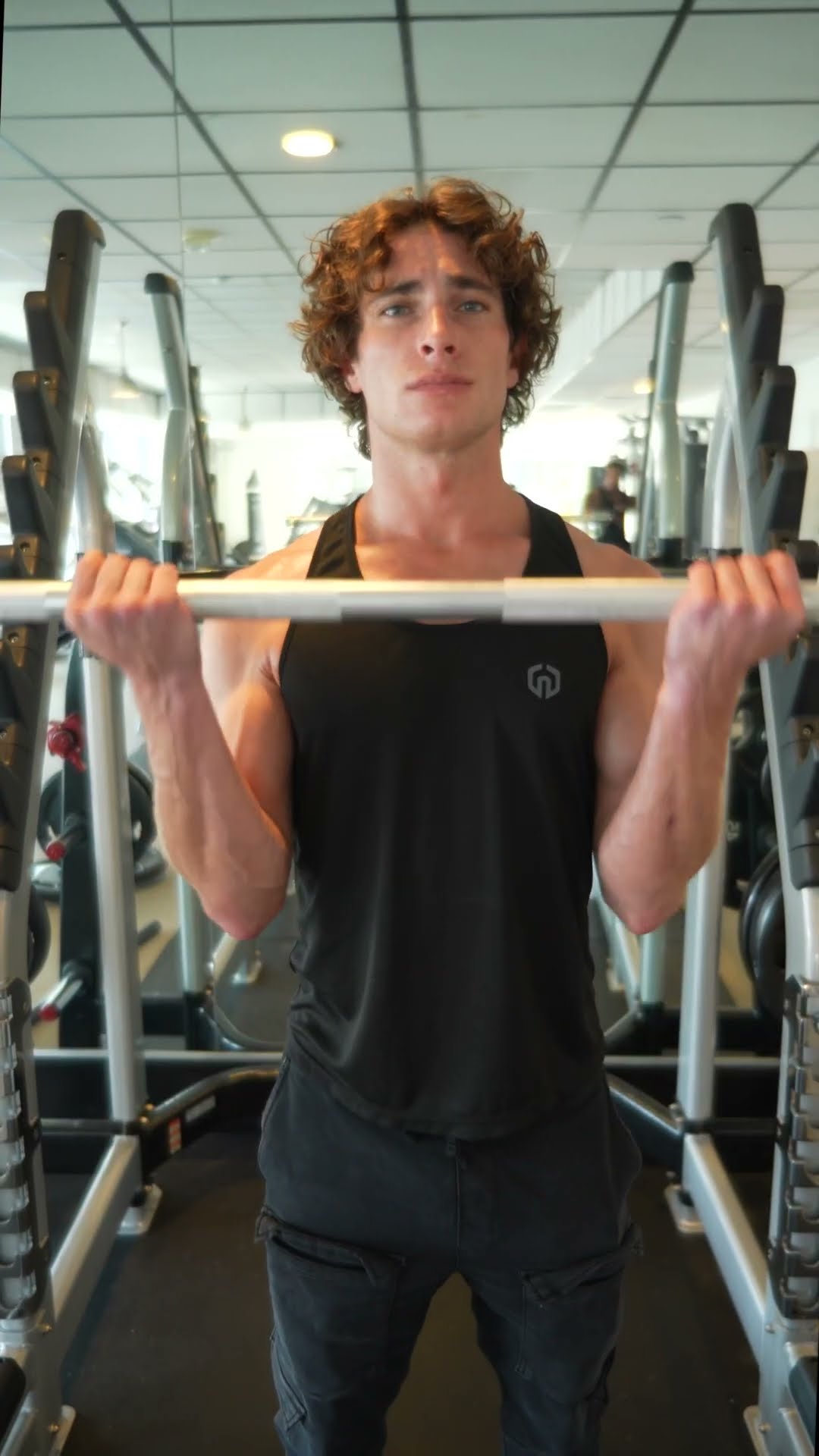 When someone CURLS your max squat