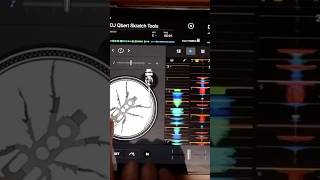 Djay Pro Touchscreen: Scratching & Crossfader #shorts