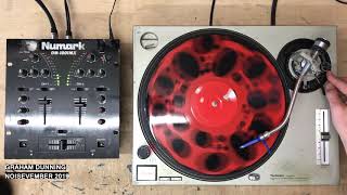 Noisevember 2019 Day 14: Record with adhesive vinyl in protozoa design