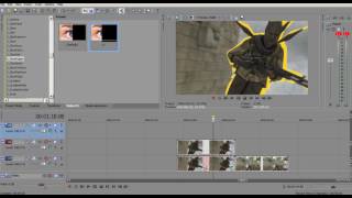 [Sony Vegas Pro Tutorial] how to make Stroke sketch and edge light