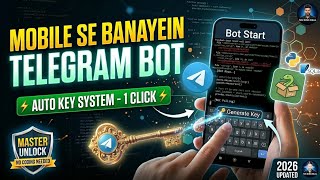 How To Make Telegram Key Generator Bot 2026 | Step by Step Guide 🚀 #TelegramBot #telegrambottestap 🤖