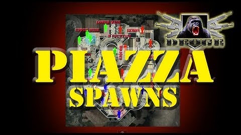 Piazza Map Tour, Callouts & Spawn Locations