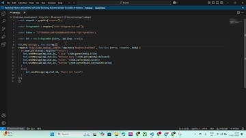 Creating of a telegram chatbot tutorial || Full Stack Development || Prog-301