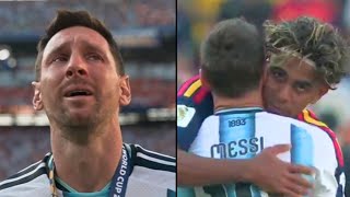 Lamine Yamal Consoling Emotional Messi at Full-Time 😢 | World Cup 2026 Final | Spain Celebrations Lamine Yamal Consoling Emotional Messi at Full-Time 😢 | World Cup 2026 Final | Spain Celebrations