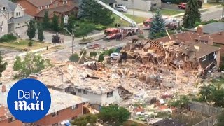 See The Devastation Of A Deadly House Explosion Near Toronto - Daily Mail