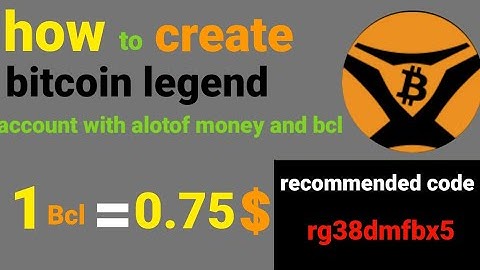 Bitcoin Legend Account Create process. How to create Bitcoin Legend Account😱😱 recommended code.