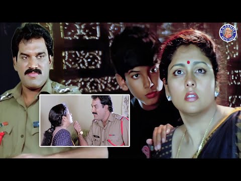 बच्चों के सामने पत्नी को पीटा | Khel Khiladi Ka Movie Hindi Dubbed | Aahuthi Prasad | Jayasudha