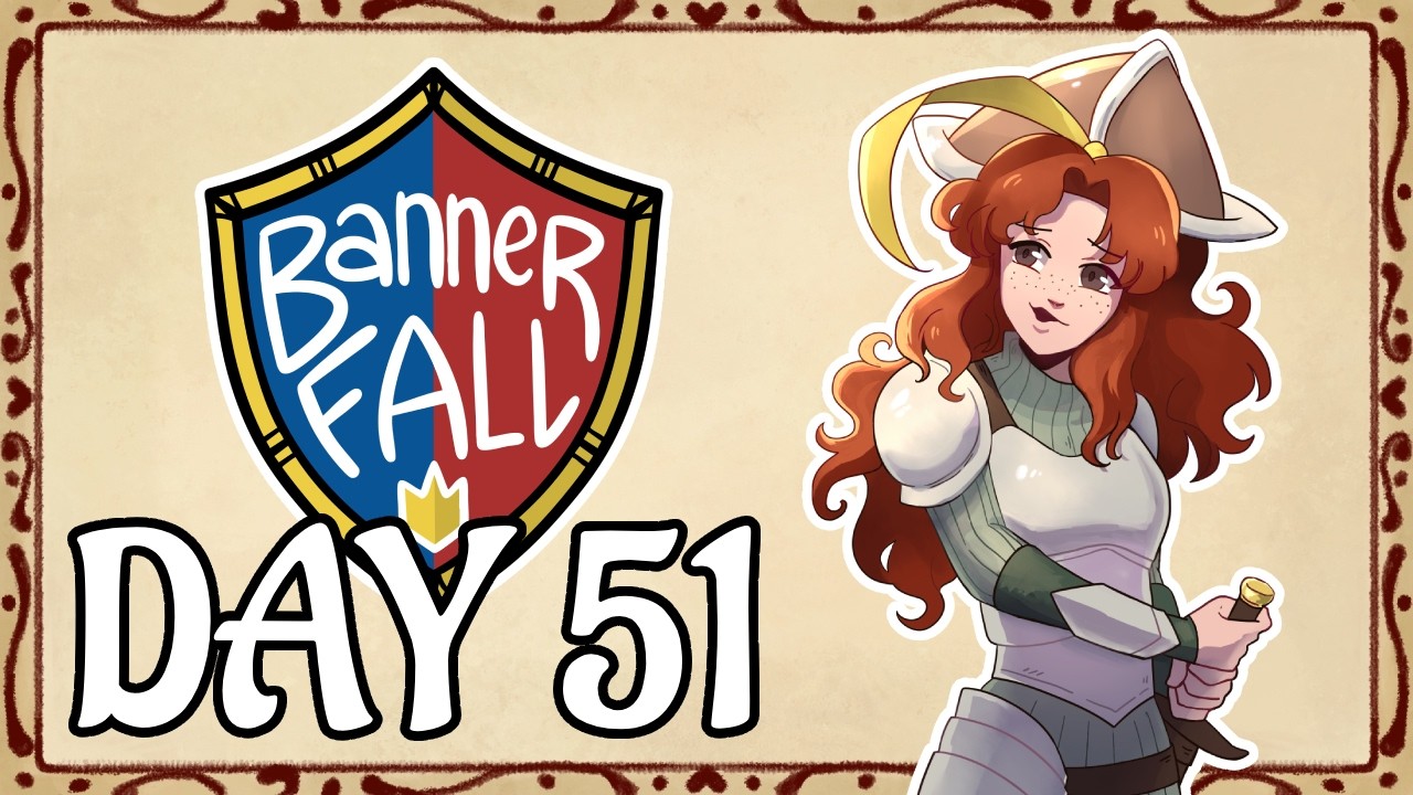 BANNERFALL DAY 51 | working on the glorious red kingdom castle - YouTube