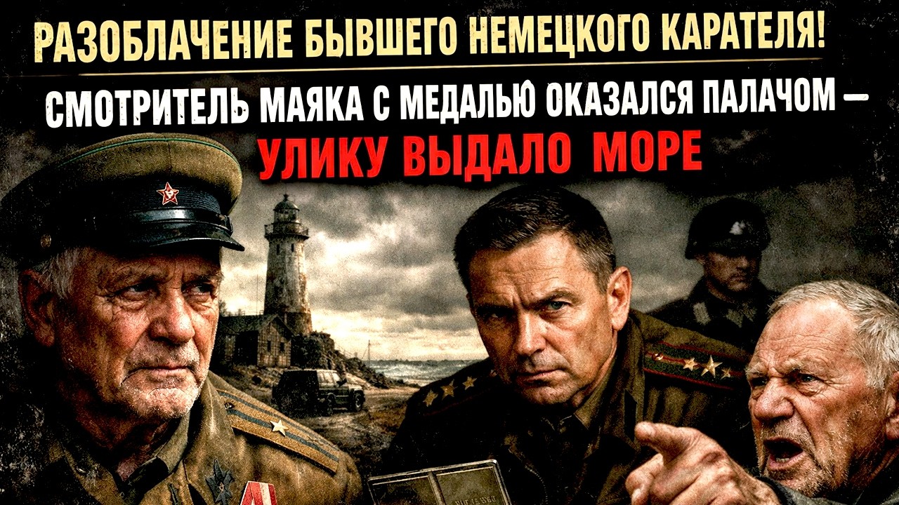РАЗОБЛАЧЕНИЕ  НЕМЕЦКОГО КАРАТЕЛЯ: СМОТРИТЕЛЬ МАЯКА С МЕДАЛЬЮ ОКАЗАЛСЯ ПАЛАЧОМ — УЛИКУ ВЫДАЛО МОРЕ