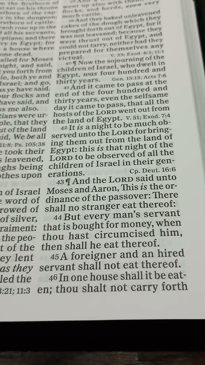 Bible Reading Exodus Chapter 12 Verse 43 45 YouTube bible-reading-exodus-chapter-12-verse-43-45-youtube