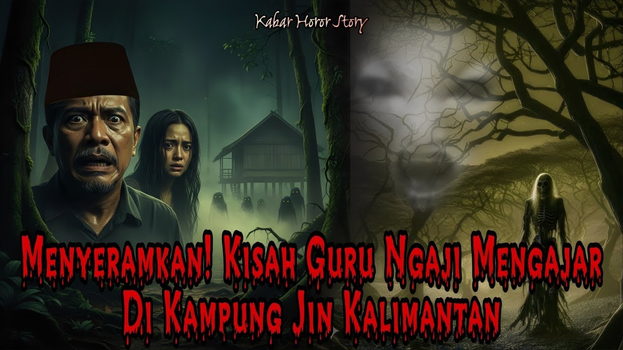 MENYERAMKAN! KISAH GURU NGAJI MENGAJAR DI KAMPUNG JIN KALIMANTAN