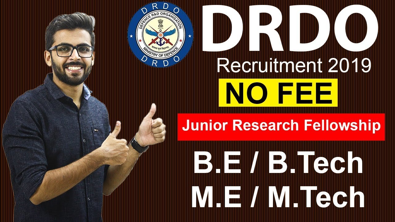 junior research fellowship after btech