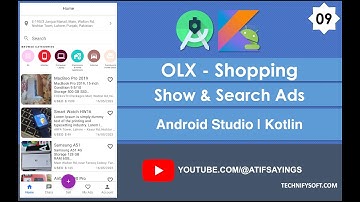 OLX Shopping | 09 Show & Search Ads | Android Studio | Kotlin
