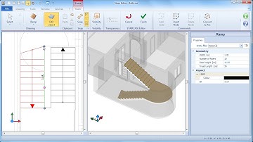 Tutorial de Edificius - Personalizar los elementos de la Escalera - ACCA software