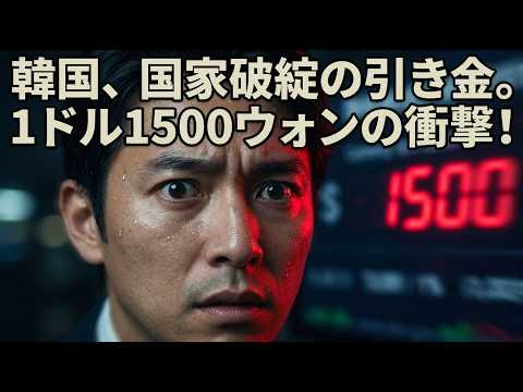 【2026年経済危機】日米会談の裏で韓国ウォン暴落！一ドル1500ウォン突破と3500億ドルの「死の投資」