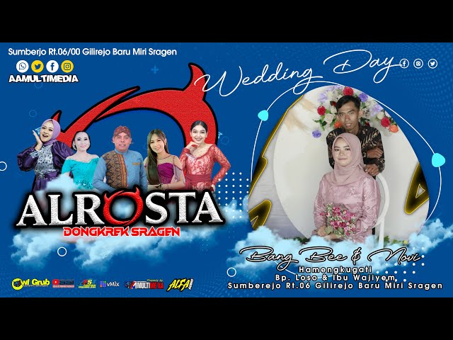 🔴LIVE ALROSTA II WEDDING BANG BEE & NOVI II ALFA AUDIO Rt2 Sigit Team II AA MEDIA PUSAT II MIRI class=