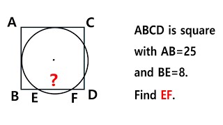 HOW TO: ABCD is Square with AB = 25