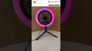 RGB Ring Light &amp; Fan (FS-260 Series) Content creation ab hogi thandi aur bright! ❄️✨
