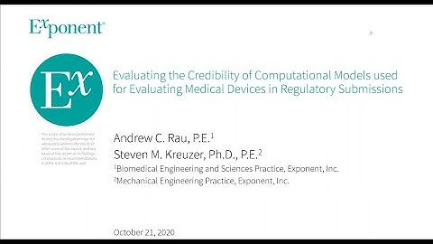 Computational Models used for Evaluating Medical Devices in Regulatory Submissions
