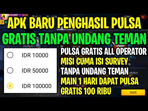 DAPAT PULSA GRATIS | APLIKASI PENGHASIL PULSA TERBARU. 