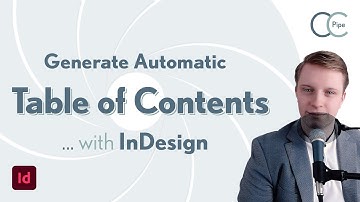 Automatic Table of Contents (TOC) in InDesign
