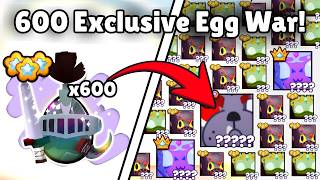INSANE 600 Exclusive Egg Wars in Pet Simulator 99! (💎120B)