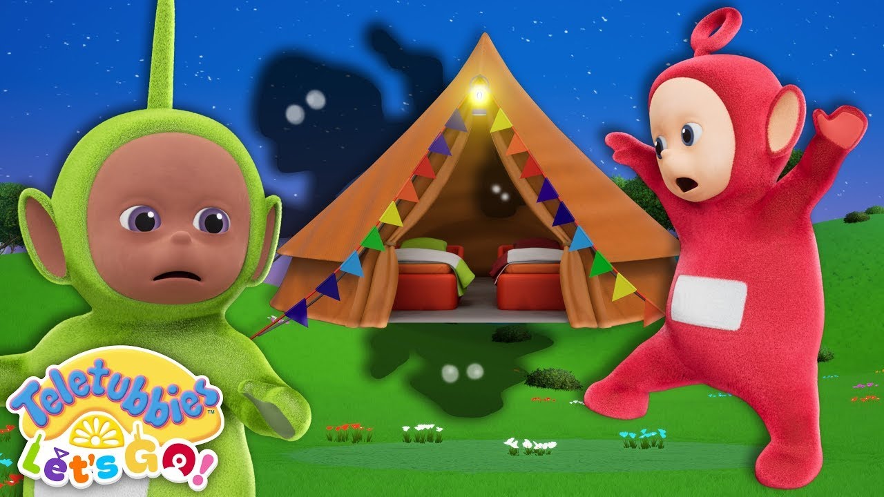 What's that SCARY NOISE?! Teletubbies go on a Camping Adventure ...