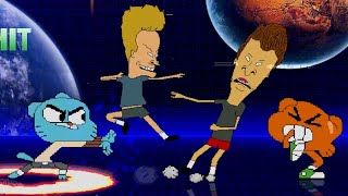 TEAM BEAVIS & GUMBALL  VS  TEAM BUTT-HEAD & DARWIN BEST OF 3 FIGHTS