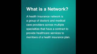 Health Insurance Terms Explained: Network