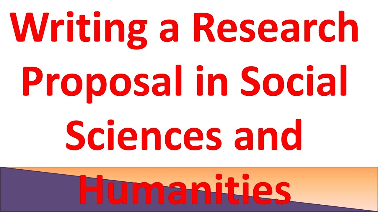 research proposal in social science pdf