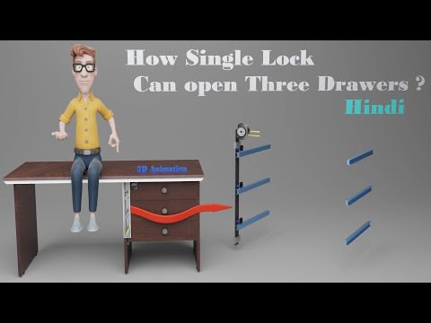 How Does Drawer Multi Lock Works? | 3D Animation | 3D World