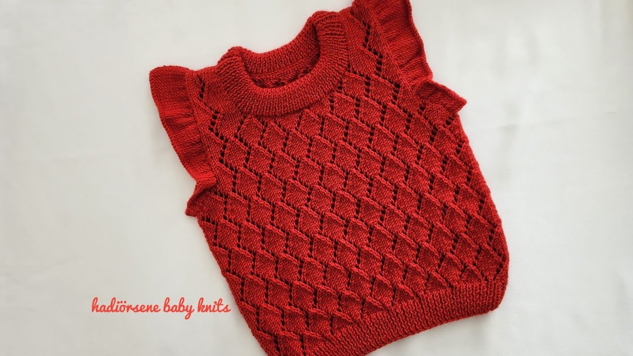 Как связать свитер с узором «пахлава», модель вязаного свитера