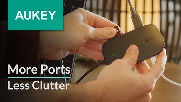 More Ports, Less Clutter - AUKEY CB-C68 7-in-1 USB-C Hub