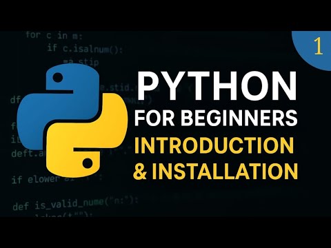 Python Tutorial 2025 – Episode 1 | Install Python & Write Your First Code